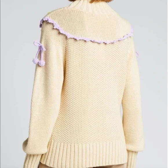 LOVESHACKFANCY Rhett Turtleneck Sweater - Picture 5 of 13